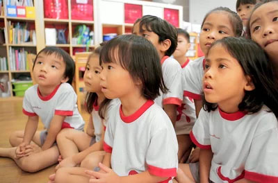 Red SchoolHouse on Bright Start Bright Sparks